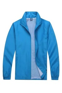 SKJ011 訂購男女工作服  定制長袖外套戶外廣告外套  輕薄防水風衣  風褸製造商 220g 水蜜桃